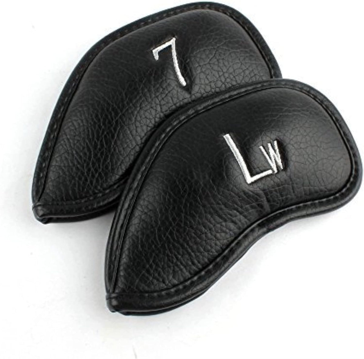 CRAFTSMAN GOLF 12pcs or 1pc Thick Synthetic Leather Golf Iron Head Covers Set Headcover Fit All Brands Callaway Ping Taylormade Cobra Etc. Also Custom Name
