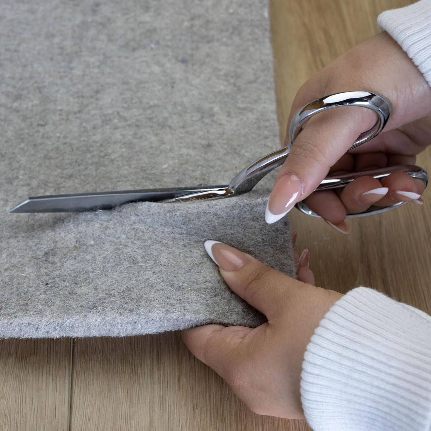 RUGPADUSA - Eco-Plush - 11'x15' - 1/2" Thick - 100% Felt - Luxurious Cushioned Rug Pad - Available in 3 Thicknesses, Many Custom Sizes