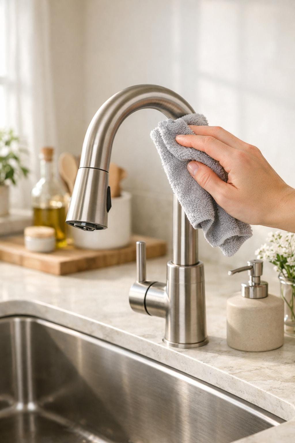 Hard Water Spots in Your Kitchen? Here’s What Works (Without Harsh Scrubbing)