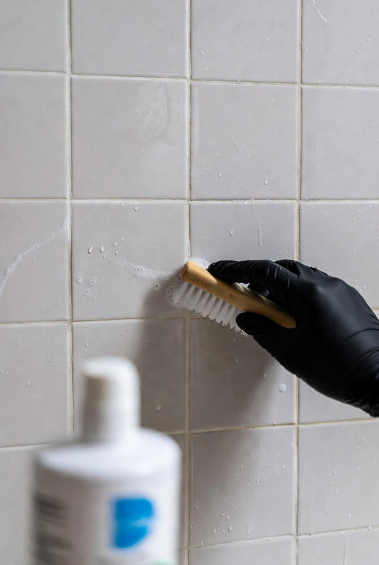 How to Clean Grout: The Easiest Way to Remove Built-Up Dirt & Mildew