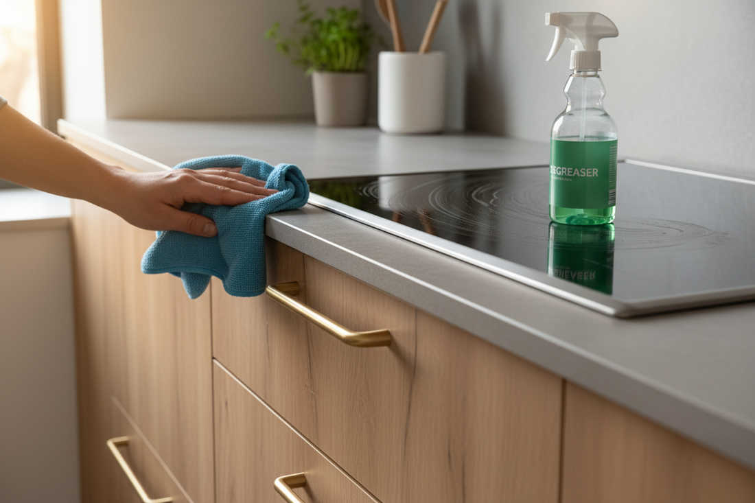 Kitchen Degreasing Guide: How to Clean Grease Off Cabinets & Stove Fast