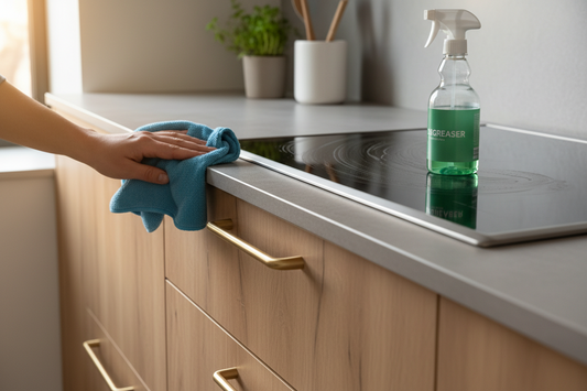 Kitchen Degreasing Guide: How to Clean Grease Off Cabinets & Stove Fast