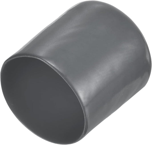 uxcell 20pcs Rubber End Caps 28mm ID Vinyl Round Tube Bolt Cap Cover Thread Protectors Dark Grey