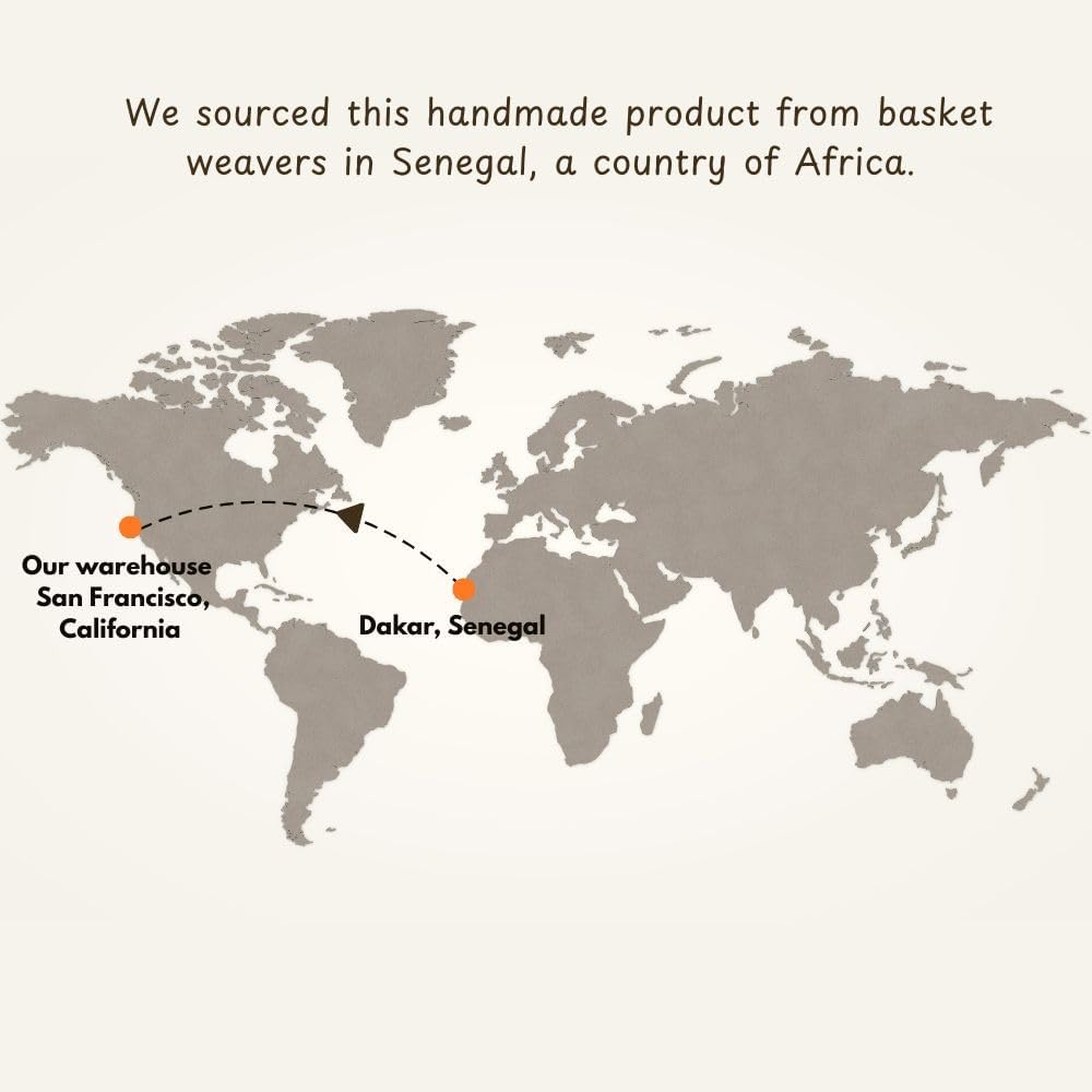 Storage & Organization - Basket, Laundry Hamper, Nursery Toys Bin, Living Room Blankets Storage, Decorative, Wicker, Woven, Sturdy, Round, Handles, Navy Blue, Large