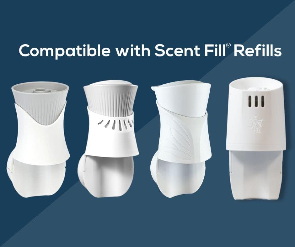 Scent Fill Coconut Sandalwood Plug in Air Freshener, 4 Scented Oil Refills