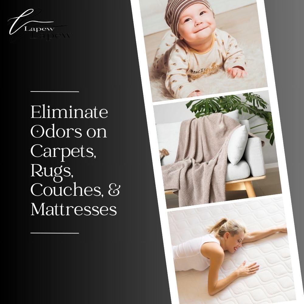 Georgia Peach Carpet Freshener Powder Refill 36 oz | Powerful Odor Eliminator for Home | Upholstery Deodorizer | Carpet Deodorizer | Pet Urine | Cat Litter Box