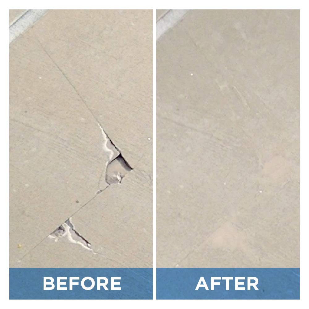 MagicEzy Tile Repairezy - (Beige/White Kit) Ceramic Floor Tile Repair Kit - Super Strong Tile Gap Filler - Fix Cracks, Chips, Holes Fast.