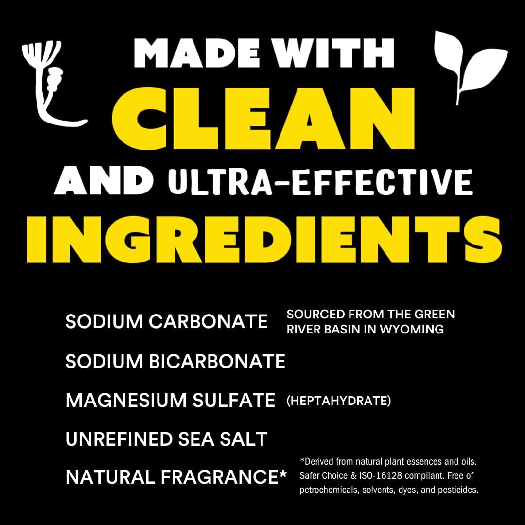 Molly's Suds Original Laundry Detergent Powder | Clean Laundry Detergent Powder for Sensitive Skin | Simple, Effective Ingredients, Stain Fighting | 240 Load (Peppermint)