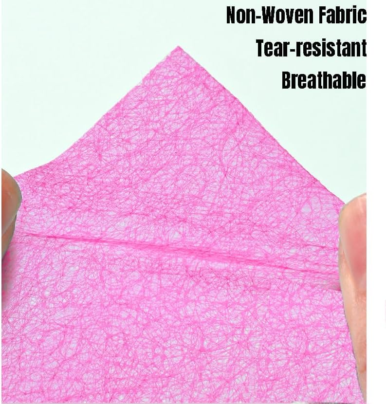 100 PCS Disposable Massage Table Sheets Spa Bed Covers 71"x31" -Non Woven Fabric Waterproof Protector for Waxing, Tattoo, Beauty Salon,Facial, Esthetician Table Bed (Pink)