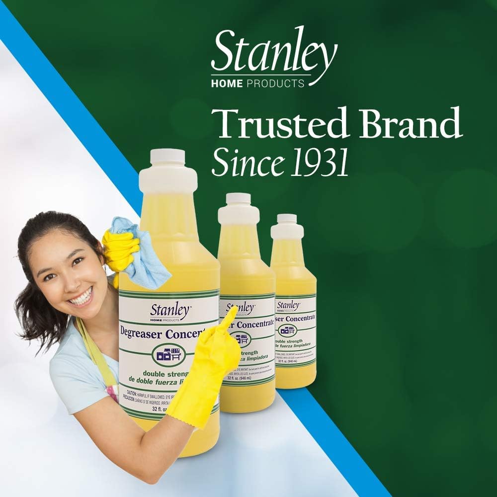 STANLEY HOME PRODUCTS Degreaser Concentrate - Makes 64 Gallons - Removes Stubborn Grease & Grime - Multipurpose Cleaner for Home & Commercial Use