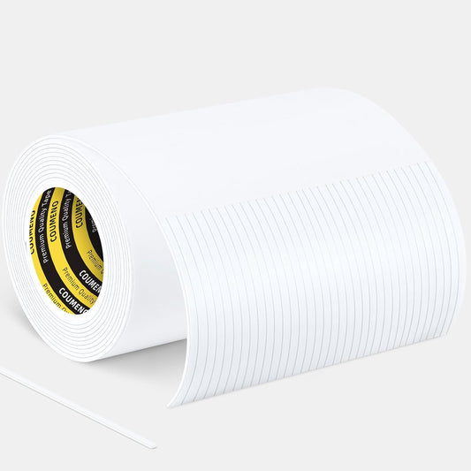 Caulk Sealing Strip for Tiles Bathtub Bathroom Toilet Kitchen,Wall,Corner, Gap Filling Self Adhesive Tape, 0.12in x 6.56FT x 33Strips(217FT Total) Seal Strips for Small Gaps