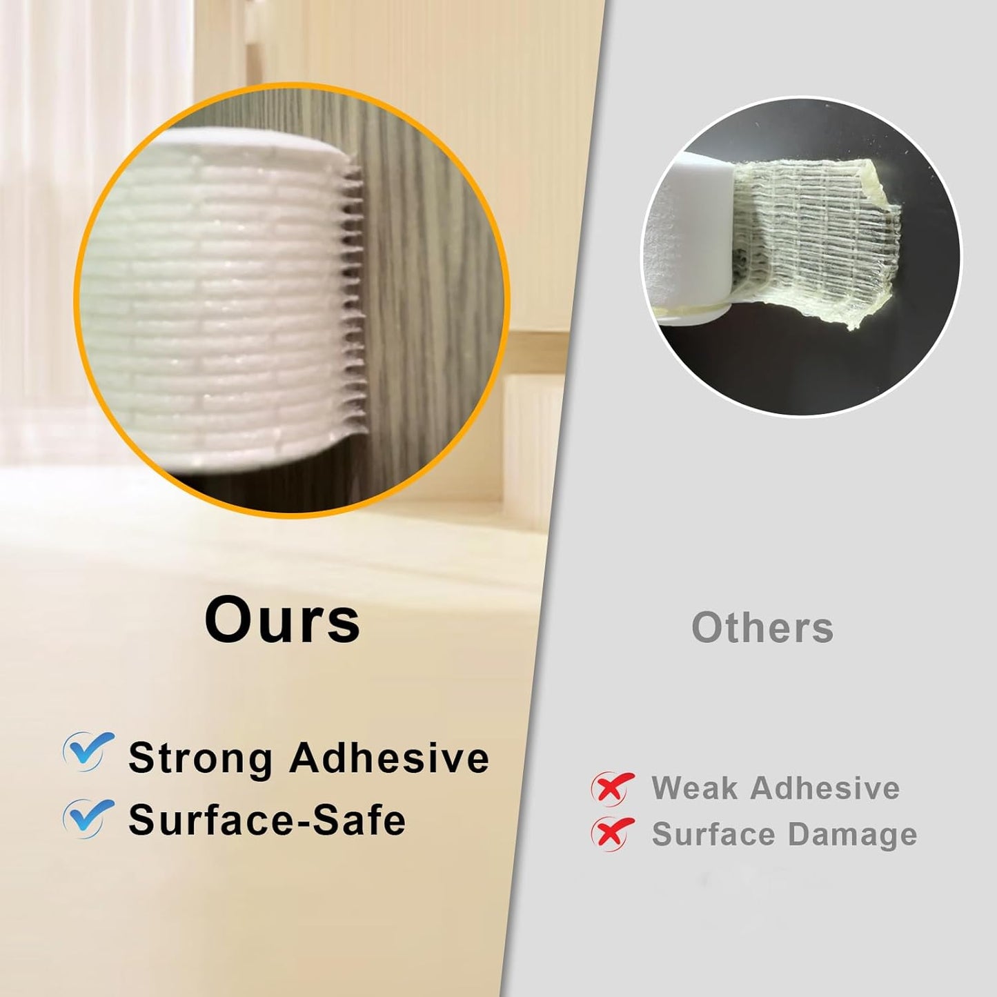 White Strong Adhesive Seal Foam Tape, Weather Stripping for Door and Window, Seal Gasket for Speaker, Door Insulation, Soundproofing, Weatherproof Rattle (1/2 in x 1/16 in x 33Ft)