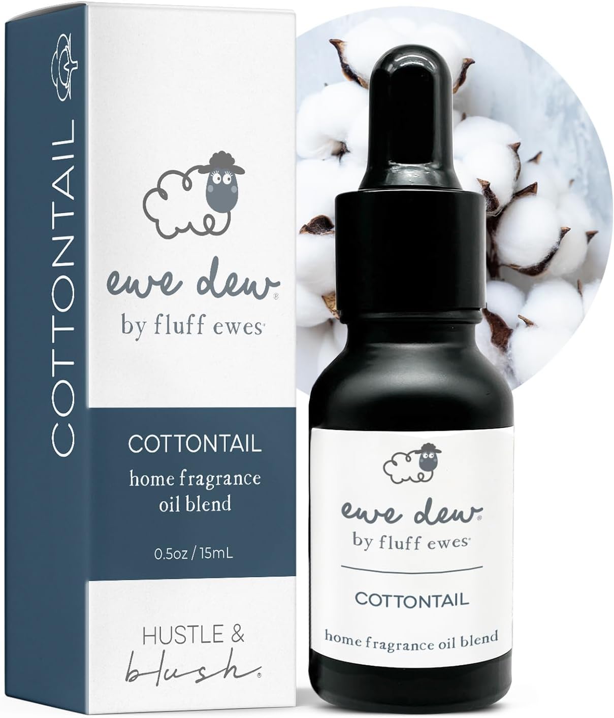 Laundry Essential Oils for Dryer Balls 15ml Cottontail - Blend of Laundry Fragrance Oil and Essential Oils for Laundry Wool Balls, Essential Oil for Laundry Diffusers and Candle Making Scents