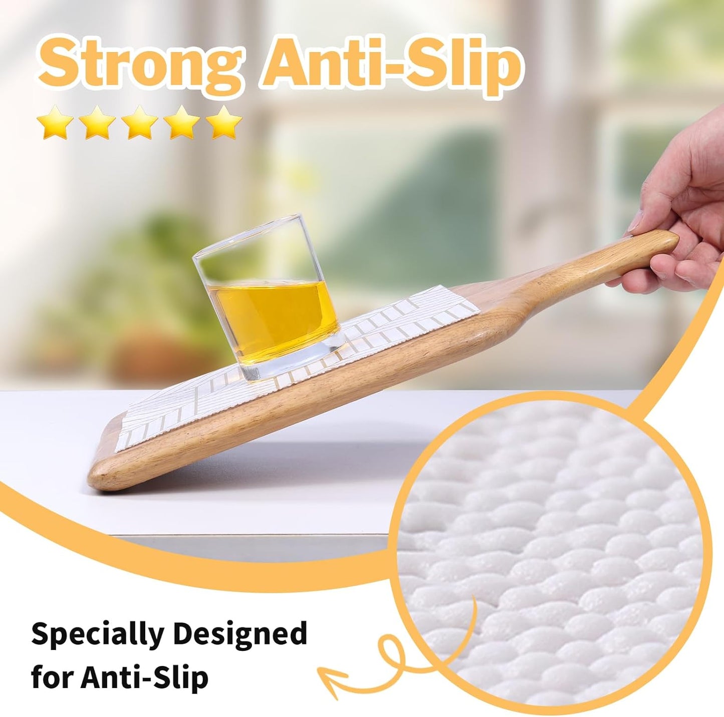 Shelf Liners for Kitchen Cabinets Non Adhesive Shelf Liner Paper Non-Slip Thickened Drawer Liner Easy to Clean for Tool Box Refrigerator with Knife and Tape Measure, Gold Geometric, 11.8 x 354.3 in