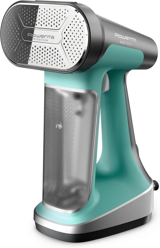 Rowenta Handheld Steamer for Clothes, Pure Force 2in1 Steamer & Iron, 1875W, Vertical/Horizonal Steaming & Ironing, Lightweight, Auto-off, XL power, 1875 Watts, DR8822