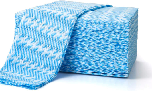 Disposable Cleaning Cloths Dry Handi Wipes Reusable Dish Cloths Multi Use Reusable Cleaning Towels,Machine Washable J Cloth,Heavy Duty Handy Wipes 13.7" X 15.7" 80 Count