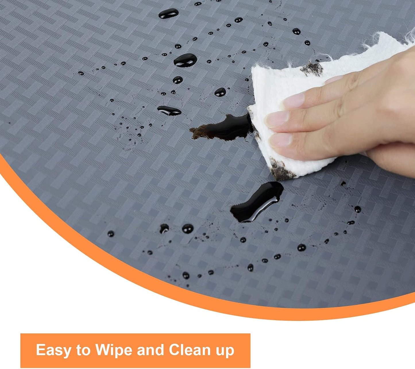 Shelf Liners for Kitchen Cabinets Refrigerator Liners Waterproof & Oil-Proof Kitchen Cupboard Liner Non-Slip Drawer Mats EVA Material Non Adhesive Fridge Mats for Shelves 11.8 x 393.7 Inches