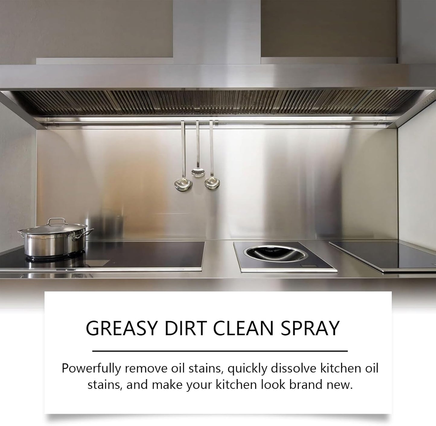 Multifunctional Powerful Kitchen Foam Cleaner, Rotateepic Foam Cleaner, Greasy Dirt Clean Spray, All-Purpose Heavy Duty Degreaser Cleaning Spray for Oven, Stove and Range Hood (2pcs)