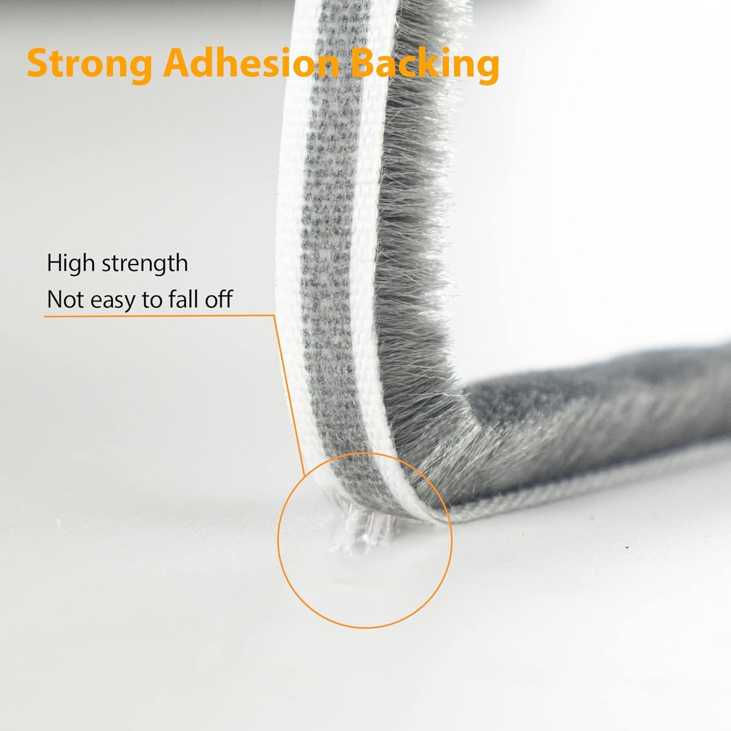 39.4FT Brush Weather Stripping, Neat Pile Self Adhesive Seal Strip for Windows and Door, Weatherstrip for Soundproofing, Windproof, Dustproof, Stronger Stickiness, 0.35'' Wide x 0.35'' Thick, Brown