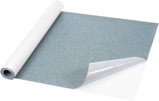 Repair Patches Repair Tape Self-Adhesive DIY Repair Patch Linen Gear Patch for Sofa, Furniture, Chair, Clothing,Tents,17x79 Inch,Slight Blue