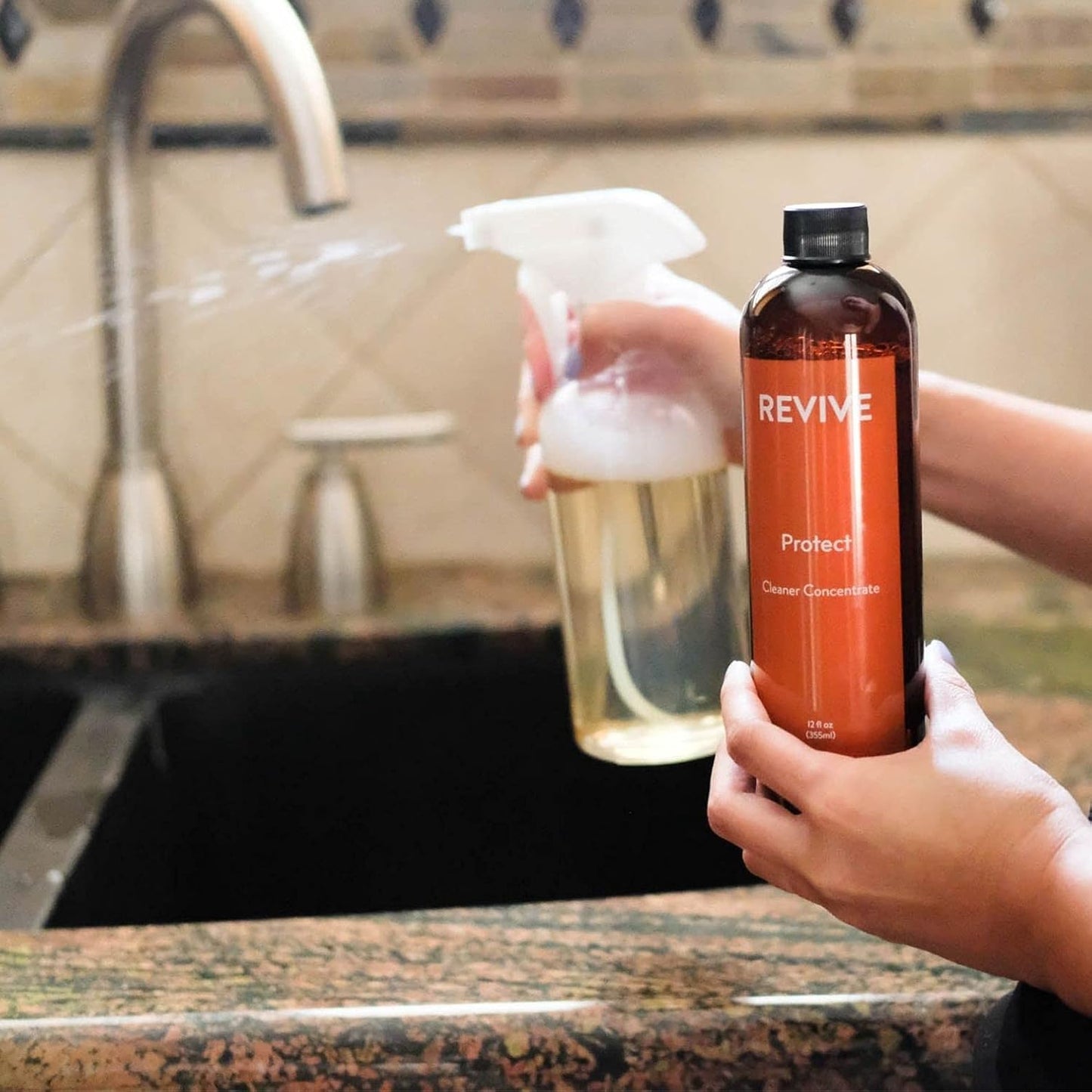 REVIVEEO Protect Cleaner Concentrate Multi-purpose, All-purpose, Concentrated, Mopping, Nontoxic, Plant Based 2 Pack