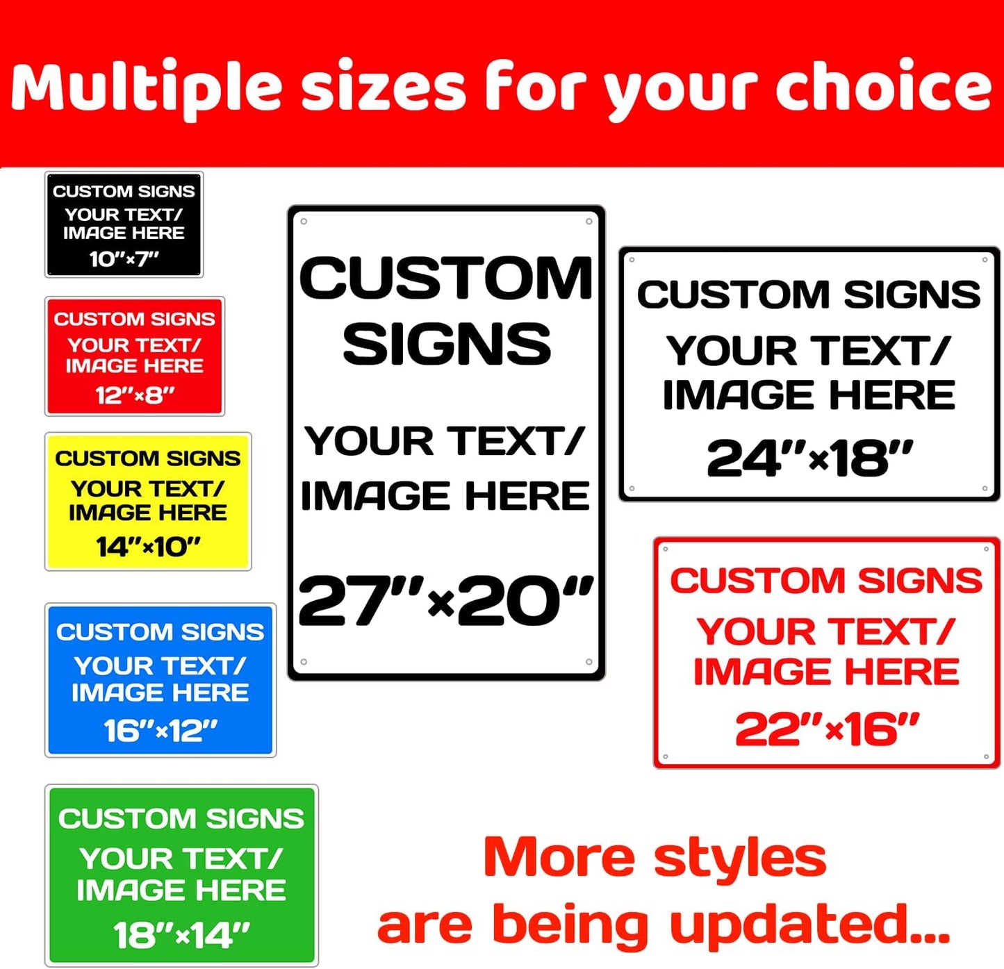 Personalized signs,Aluminum Weatherproof Metal Sign,Optional reflective,Personalized Text And picture Here,for garden, door sign, business,factory