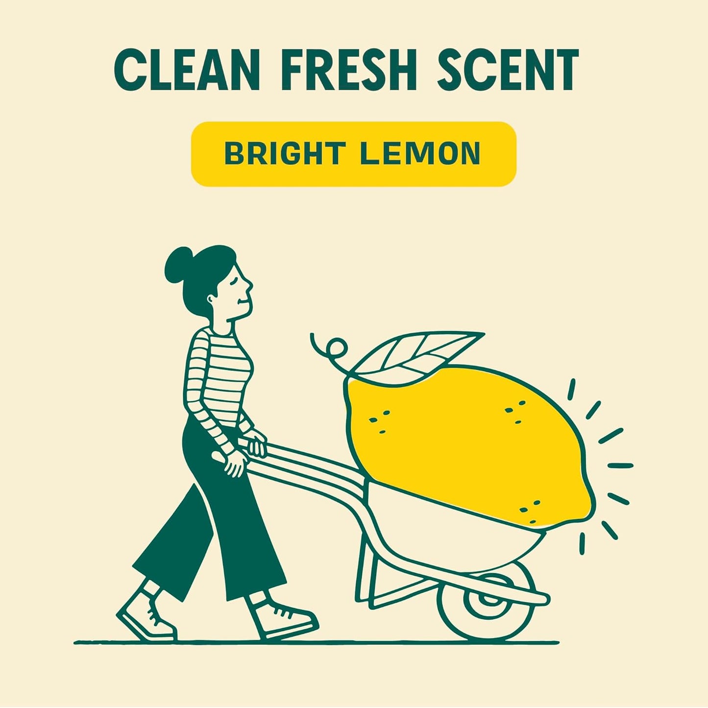 Aunt Fannie's Ultra Concentrated Floor Cleaner Vinegar Wash, Multi-Surface Solution For Mopping, Makes 16 Gallons, Bright Lemon Scent, 32 oz. (Pack of 6)