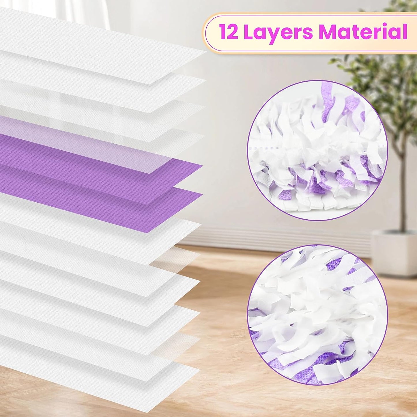 Power Mop Refills for Swiffer | 40 Count Disposable Pads for Wet & Dry Cleaning | Multi-Surface Compatible with Swiffer PowerMop Jets, Wood Floor Mops for Laminate, Tile, Hardwood Floors