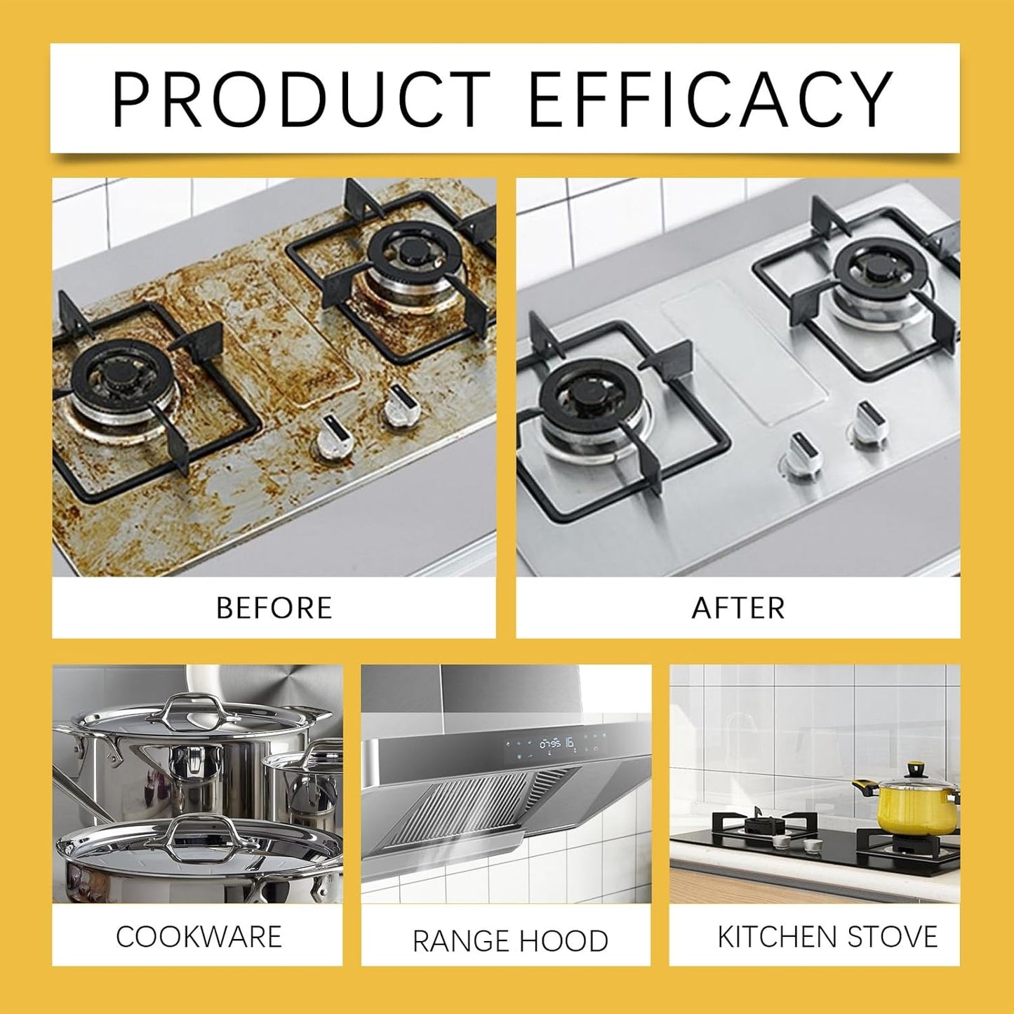 Multifunctional Powerful Kitchen Foam Cleaner, Rotateepic Foam Cleaner, Greasy Dirt Clean Spray, All-Purpose Heavy Duty Degreaser Cleaning Spray for Oven, Stove and Range Hood (1pcs)
