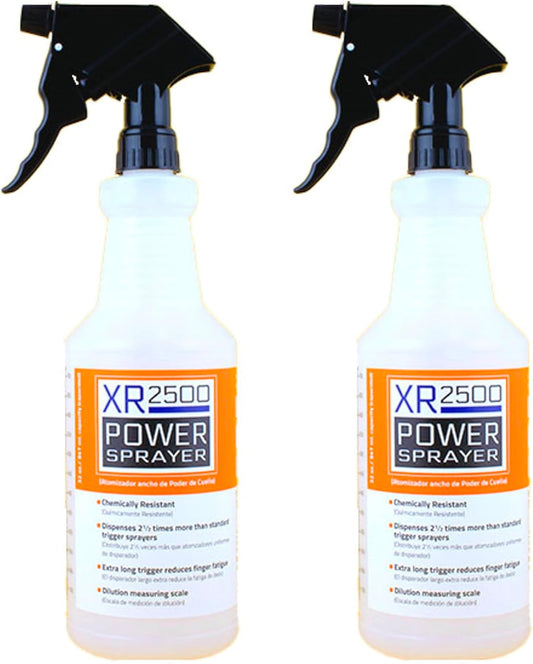 Sprayco 32oz Chemical Resistant Spray Bottle – Adjustable Nozzle, Built-in Dilution Scale, Heavy Duty Plastic, All-Purpose Cleaning, Gardening, Car Detailing, Plant Mister