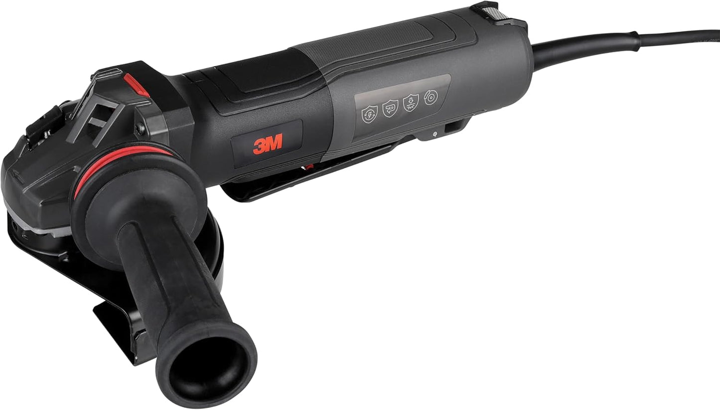 3M Electric Angle Grinder, 11131, VS, 6 in Paddle Switch, 13-Amp, 120V, for Cutting, Grinding, Polishing and Rust Removal,1 EA