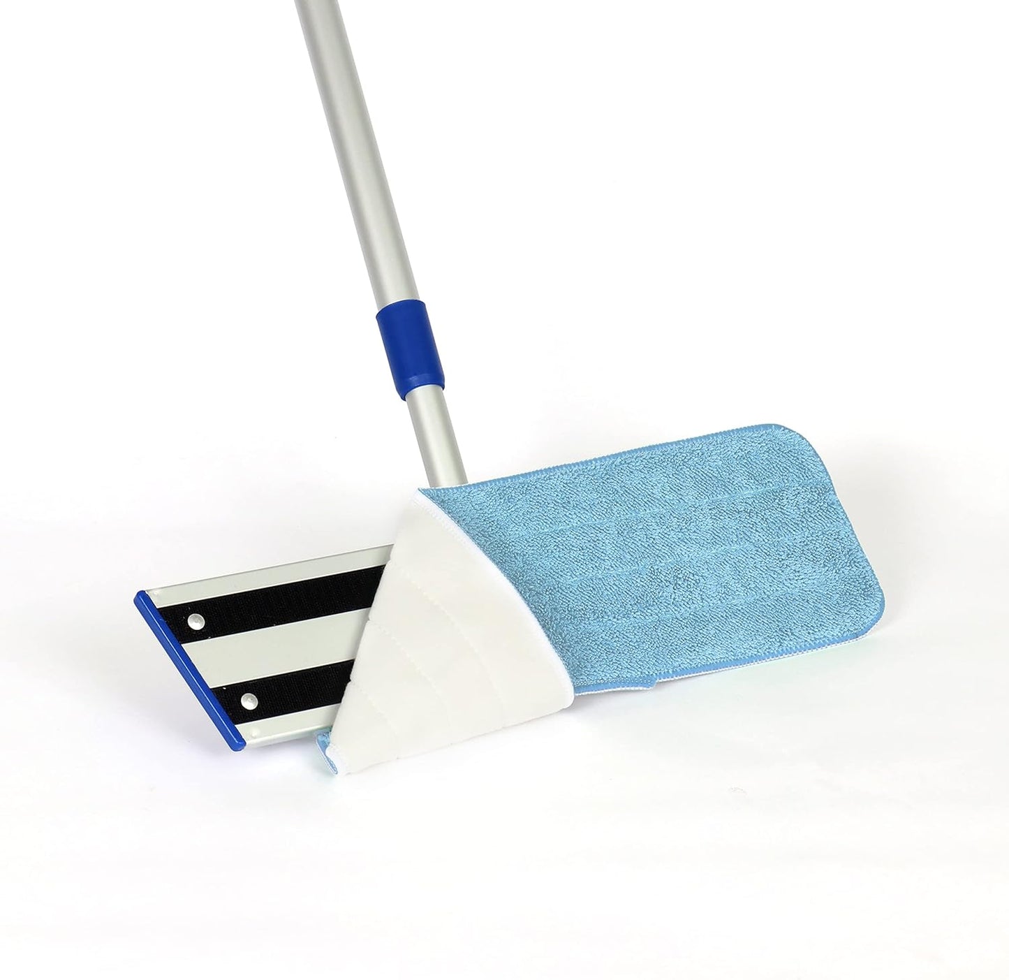 Arkwright Spray Mop Replacement Pads - (Pack of 12) Bulk Microfiber Flat Dry and Wet Refill Mop Pads Floor Cleaning, Compatible with Bona and Rubbermaid, Fits All Mop Heads, 13 in, Blue