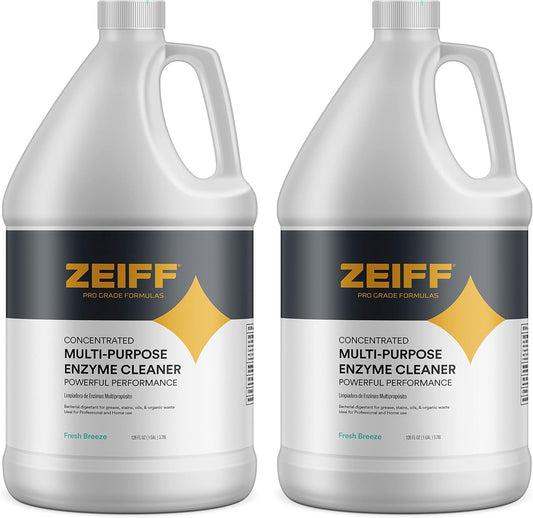 Pro-Grade Multi-Purpose Probiotic Enzyme Cleaner - Pet Stain and Odor Remover, Drain Cleaner - Powerful Cleaning & Odor Eliminating Formula For Professional & Home Surfaces - 1 Gallon