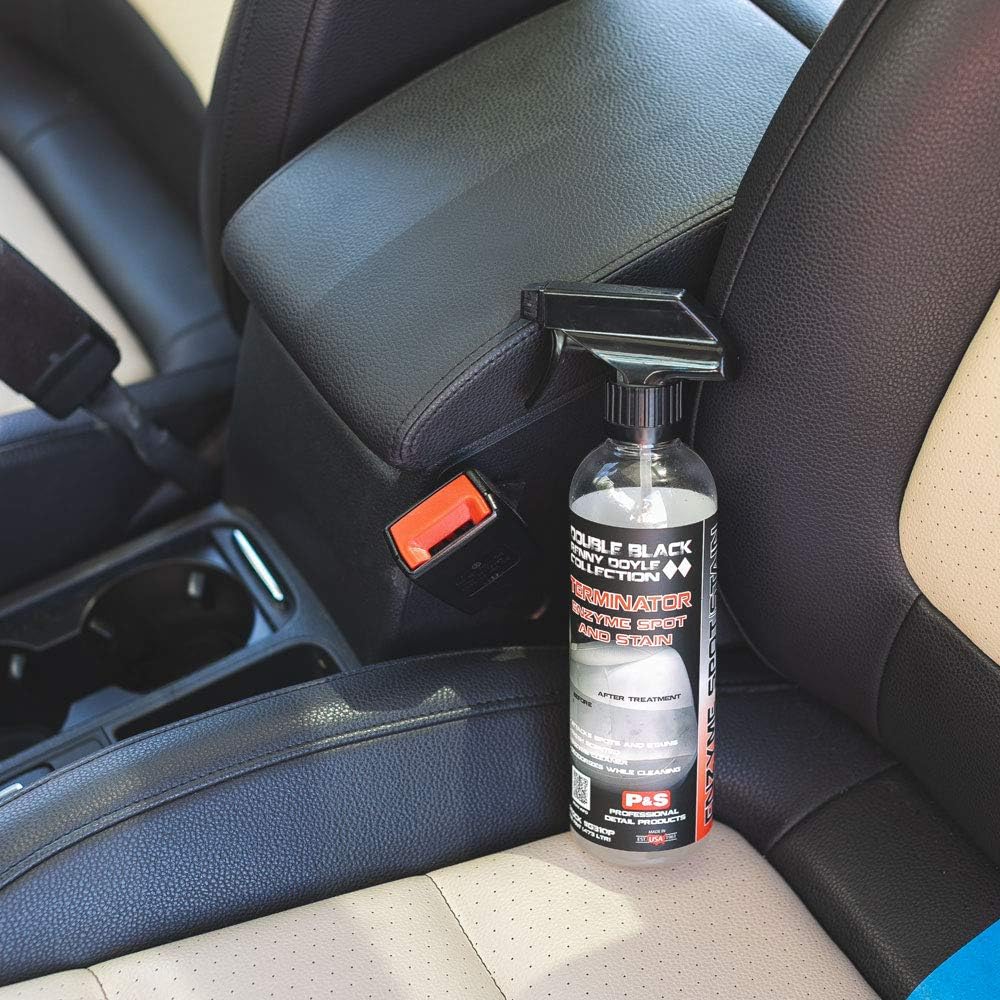 P & S PROFESSIONAL DETAIL PRODUCTS - Terminator Enzyme Spot and Stain Remover - Perfect for Deodorizing, Removing Embedded Soils, Grease, Dirt, and Protein-Based Stains; Fresh Scent (1 Quart)