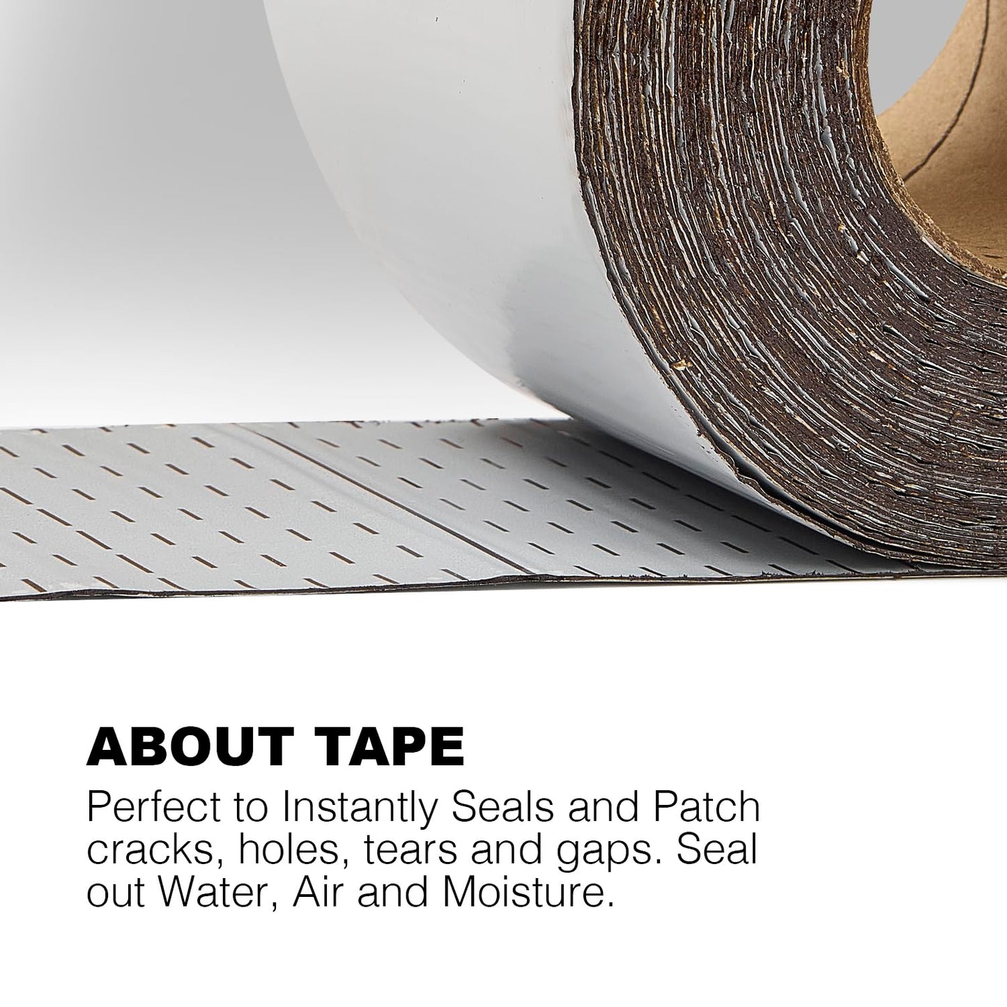 White RV Roof Sealant Tape, 4" x 10' Waterproof Repair Seal Tape – Extra Thick, UV-Resistant, Weatherproof Patch for Permanent Leak Sealing on RVs, Trailers, and Mobile Homes
