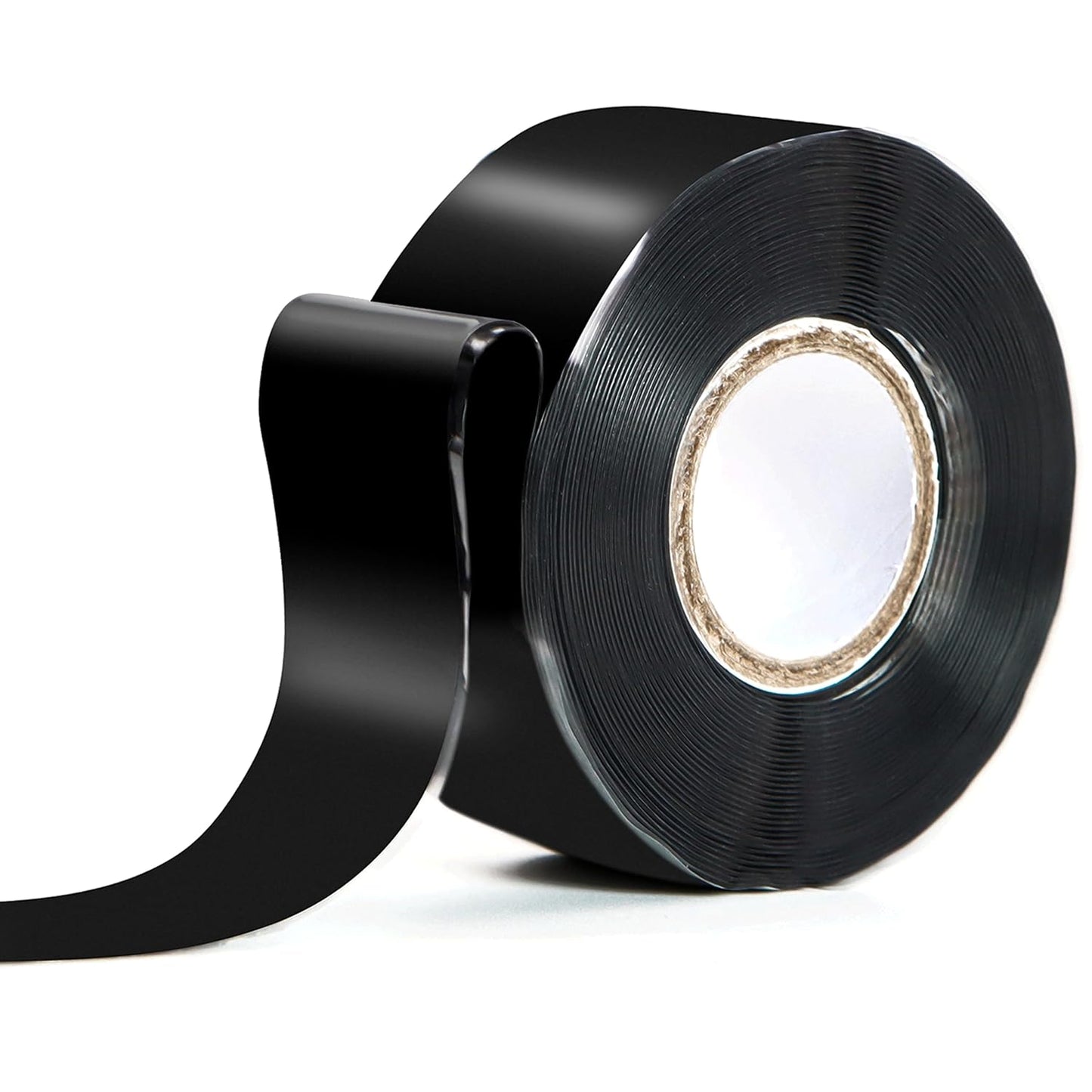 Waterproof Silicone Tape 1 in x 16.5 Ft Extra Strong Waterproof Rubber Leak Proof Sealing Tape Silicone Rubber Self-amalgamating Tapes for Emergency Pipeline Repair Cable Bandage Tool Fixing