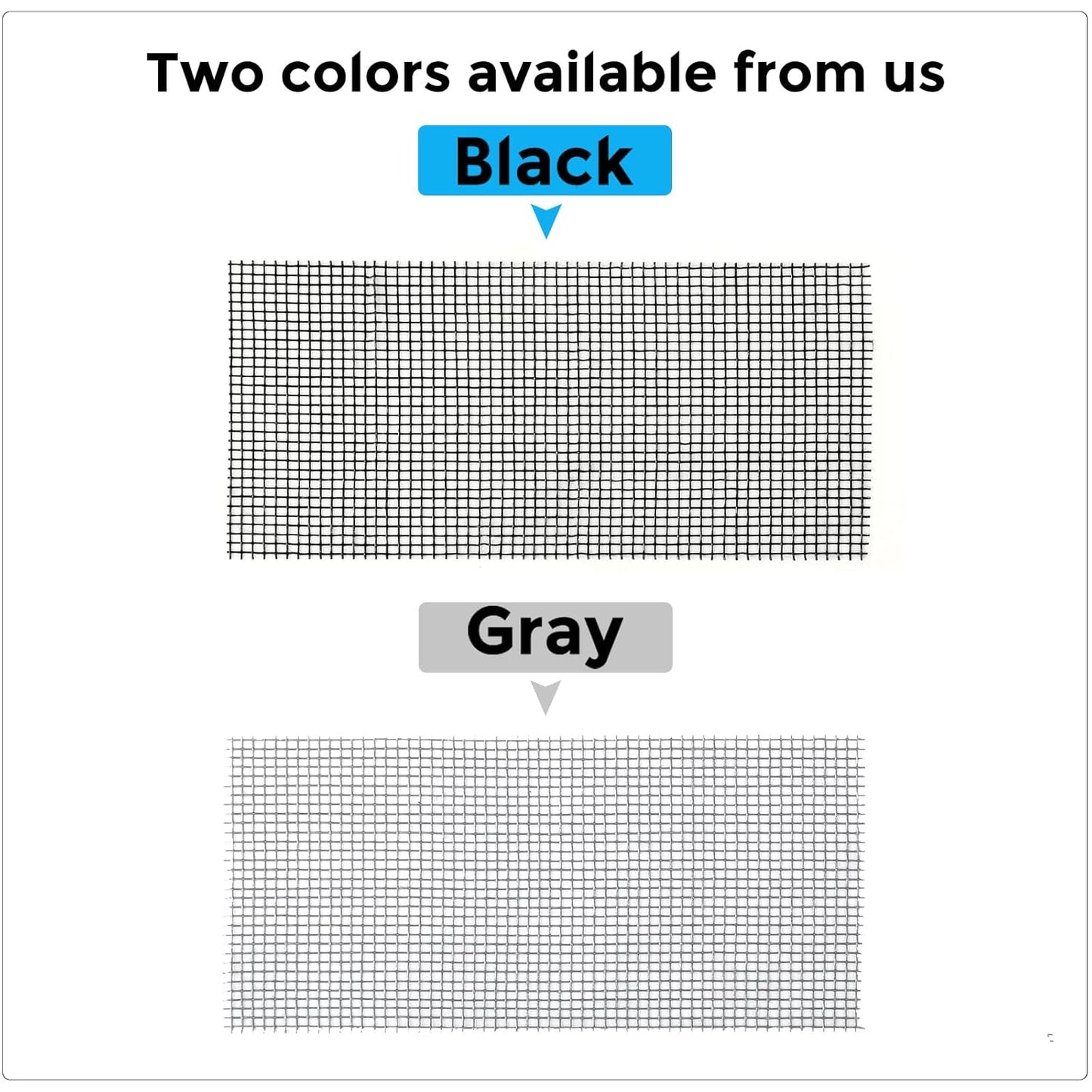 Black Window Screen Repair Kit, 4 in X 30 FT (360IN) Screen Repair Tape for Windows or Doors, Strong Adhesive Fiberglass Mesh Patch Tape
