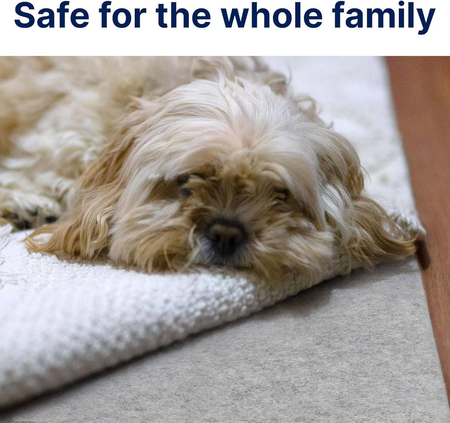 RUGPADUSA - Eco-Plush - 10'x14' - 3/8" Thick - 100% Felt - Extra Cushioned Rug Pad - Available in 3 Thicknesses, Many Custom Sizes