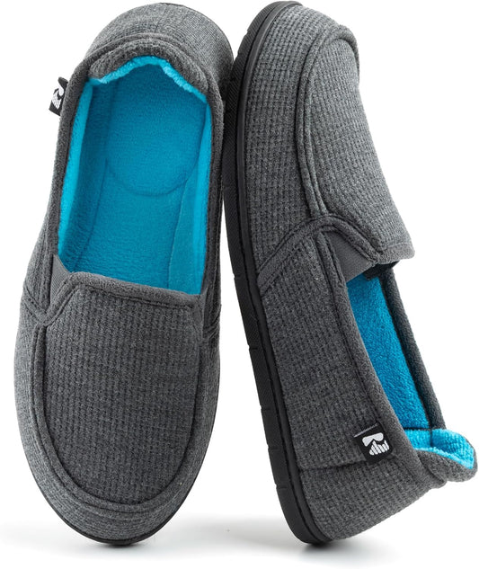 RockDove Women's Two-Tone Hoodback Slipper with Removable Insole