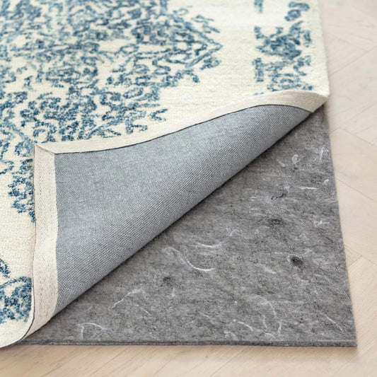 RUGPADUSA - Dual Surface - 3'x5' - 1/8" Thick - Felt + Rubber - Non-Slip Backing Rug Pad - Adds Low-Profile Comfort and Protection