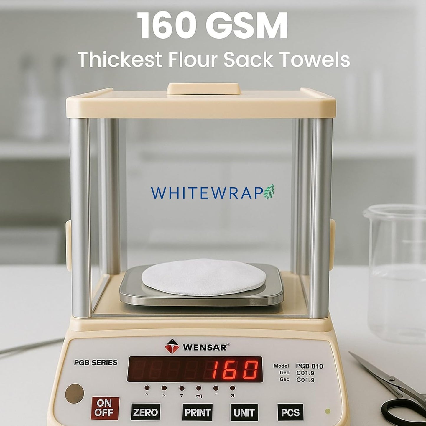 Flour Sack Towels| Tea Towel for Crafts| Kitchen Dish Cotton Blank Towel for Embroidery|Baking Bread Proofing Linen Cover| Thick Absorbent Quick Dry| 2 Pack 18"x28" White