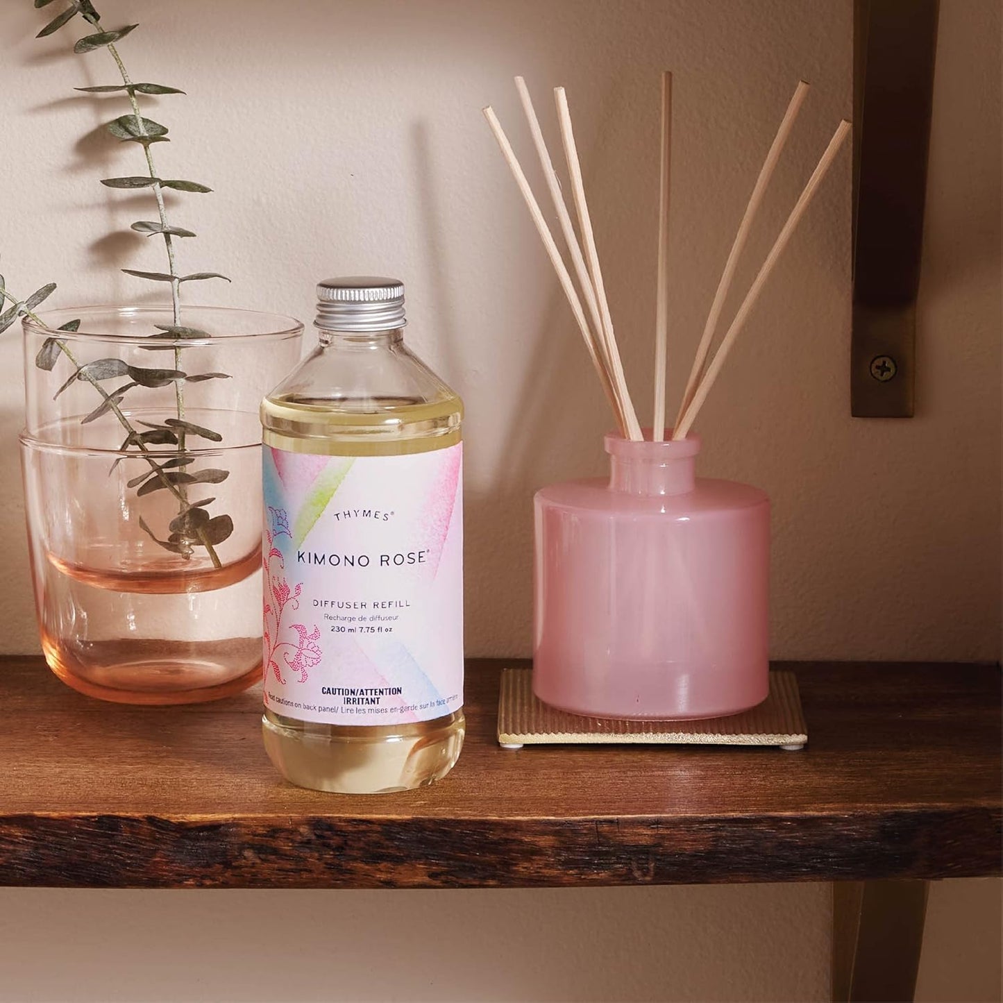 Thymes Reed Diffuser Oil - Kimono Rose - 7.75 Fl Oz
