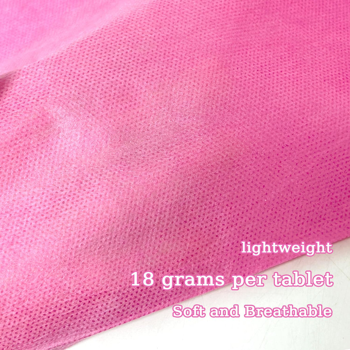 100Pcs Disposable Massage Table Sheets 31" x 71" Non-Woven Fabric Disposable Bed Sheets SPA Bed Cover Breathable Oil-Waterproof Sheets for Travel Spa Tatto Hotel Salon (Pink)
