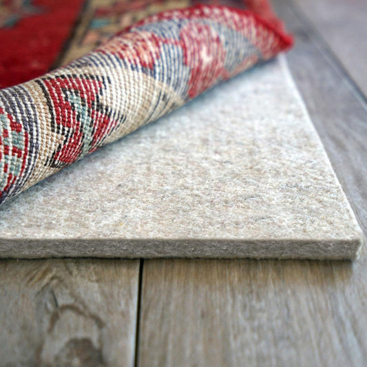 RUGPADUSA - Eco-Plush - 12'x18' - 3/8" Thick - 100% Felt - Extra Cushioned Rug Pad - Available in 3 Thicknesses, Many Custom Sizes