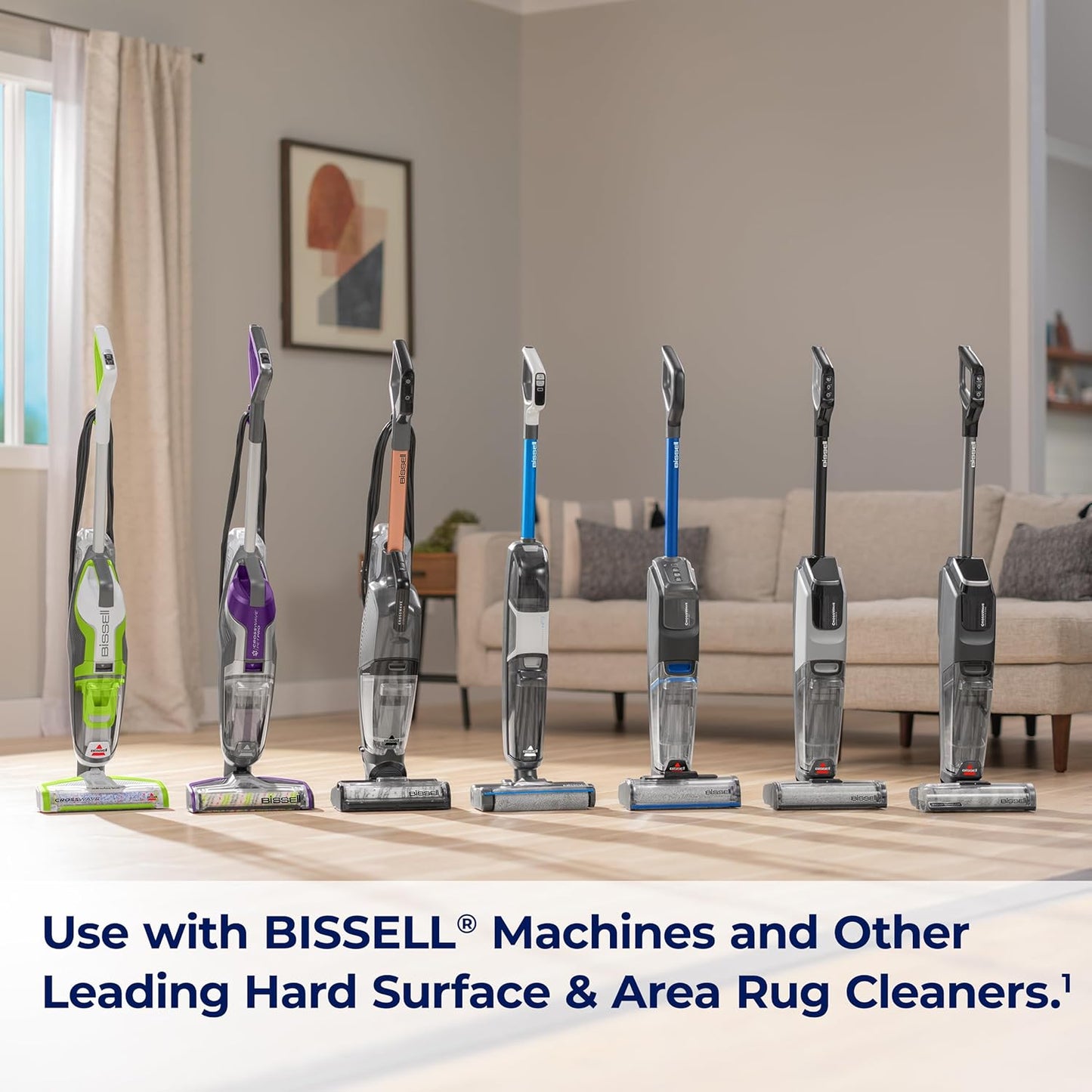 Bissell Multi-Surface Pet Formula with Febreze Freshness for Crosswave, 2295L, 80 oz, Safe to use on Sealed Hard Floors and Area Rugs, Removes Tough Pet Messes, and Eliminates Odors. Febreze Freshness