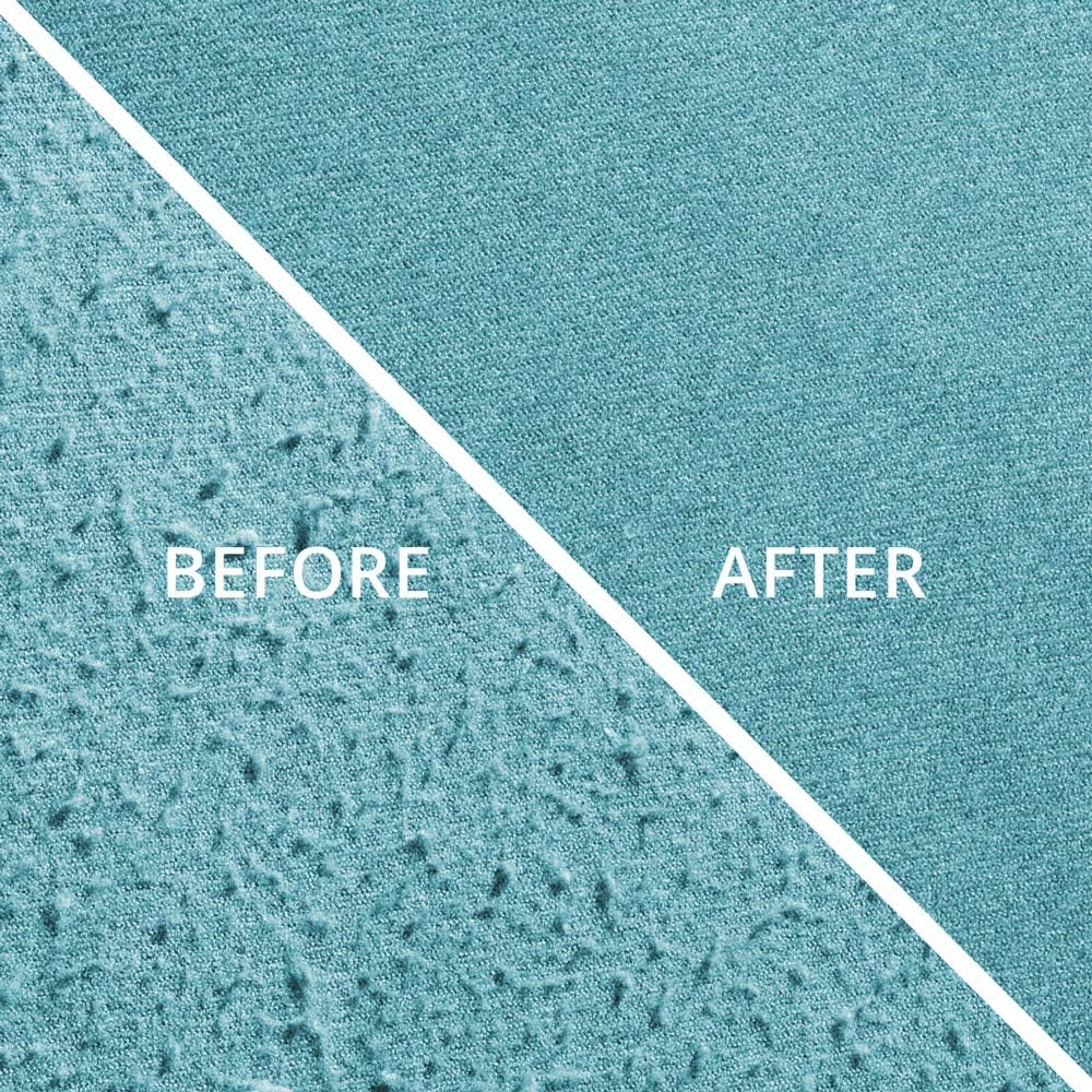 GLEENER Fabric Shaver & Lint Remover |Battery-Free 4-in-1 Depiller with 3 Fabric-Safe Edges for Clothes & Upholstery (Turquoise)