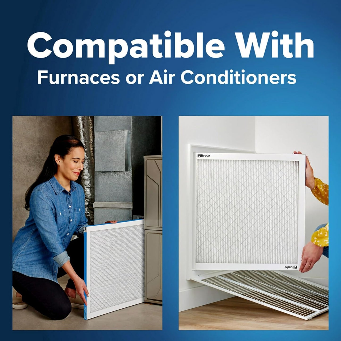 Filtrete 14x30x1 AC Furnace Air Filter, MERV 13, MPR 1900, Premium Allergen, Bacteria & Virus Filter, 3-Month Pleated 1-Inch Electrostatic Air Cleaning Filter, 6-Pack (Actual Size 13.81x29.81x0.78 in)