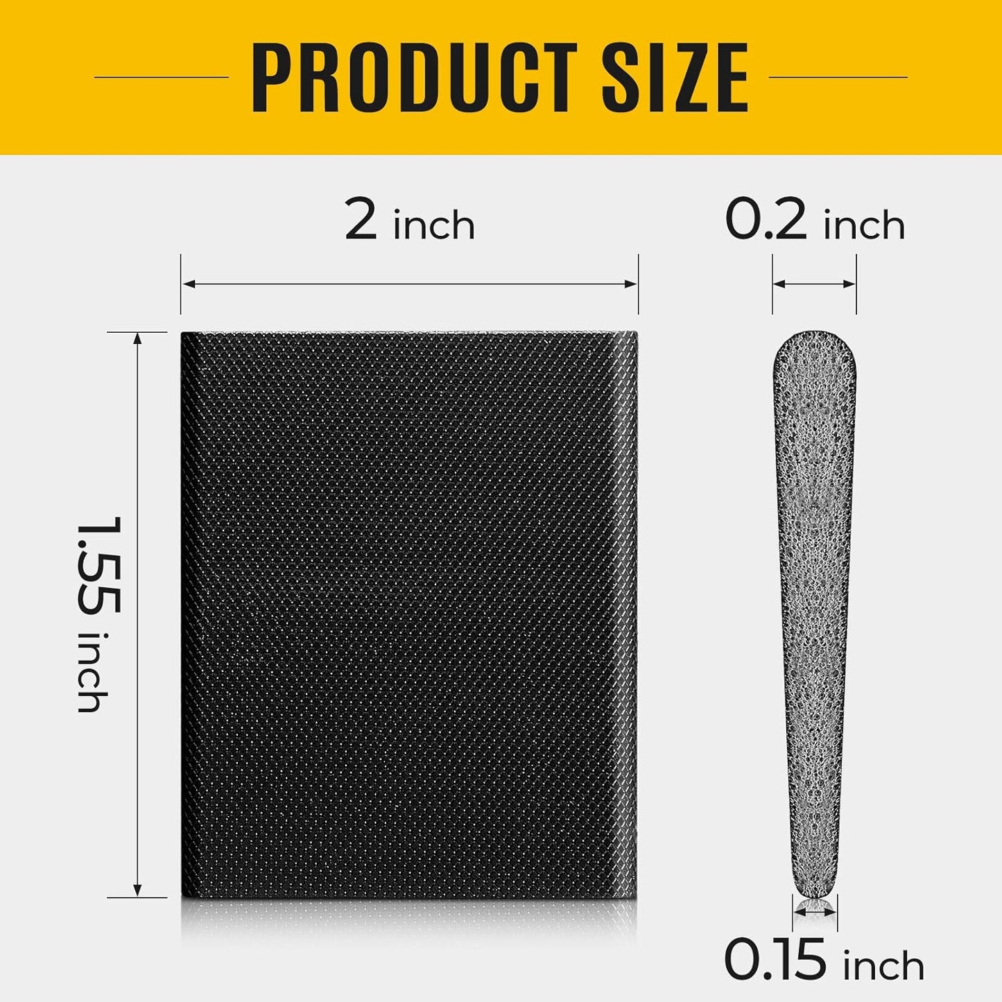Zonon 16 Pieces Door Corner Seal Weatherstripping Exterior Door Frame Seal Draft Stopper Adhesive Corner Pads for Weather Stripping and Draft Protection (Black,Brown)