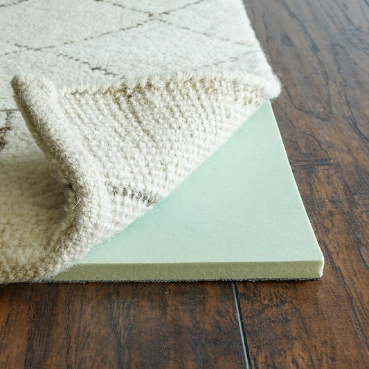 RUGPADUSA - Cloud Comfort Memory Foam - 9'9" x 11'9" - 7/16" Thick - Luxurious Cushioned Rug Pad - Water Resistant