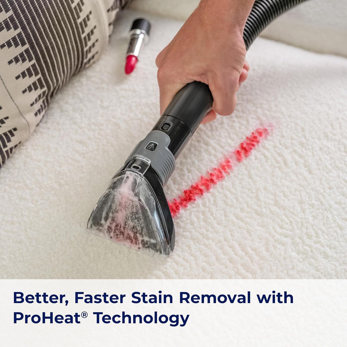 BISSELL Little Green ProHeat SmartMix, Portable Deep Cleaner, Self-Cleaning Tough Stain Tool and Specialized Pet Hair Removal Tool Included, 3935